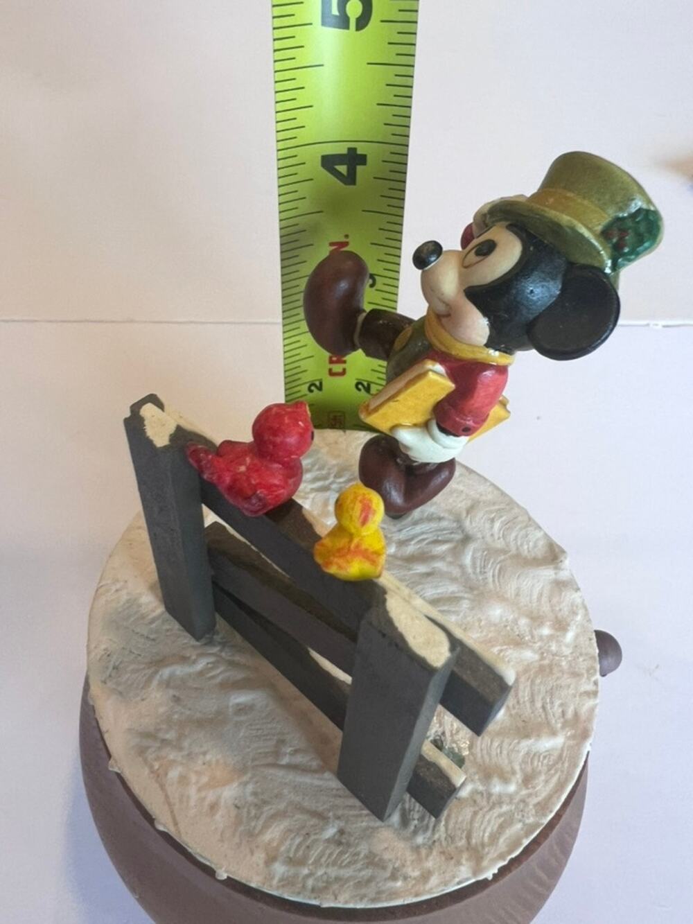 Vintage 1971 ANRI Disney Mickey Mouse Music Box Limited Edition (For Parts)